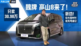 只卖30.98万！MPV六边形战士？魏牌 高山8静态全解析/购车权益